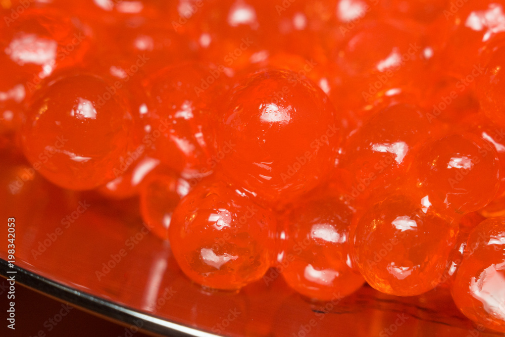 red caviar close up red caviar close up