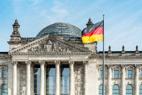 German flag in Berlin, Germany