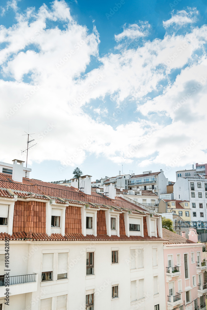 Obraz premium Old town in Lisbon, Portugal, Europe