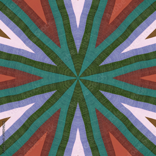 Abstract kaleidoscope or endless pattern.