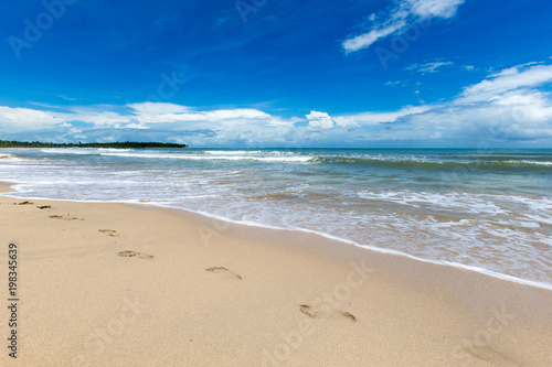 Beach and beautiful tropical sea.