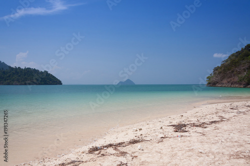 Tropical beach at  Andaman Sea  Thailand