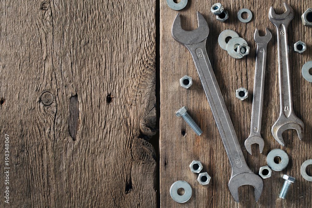 Spanners, nuts, washers and bolts Spanners, nuts, washers and bolts