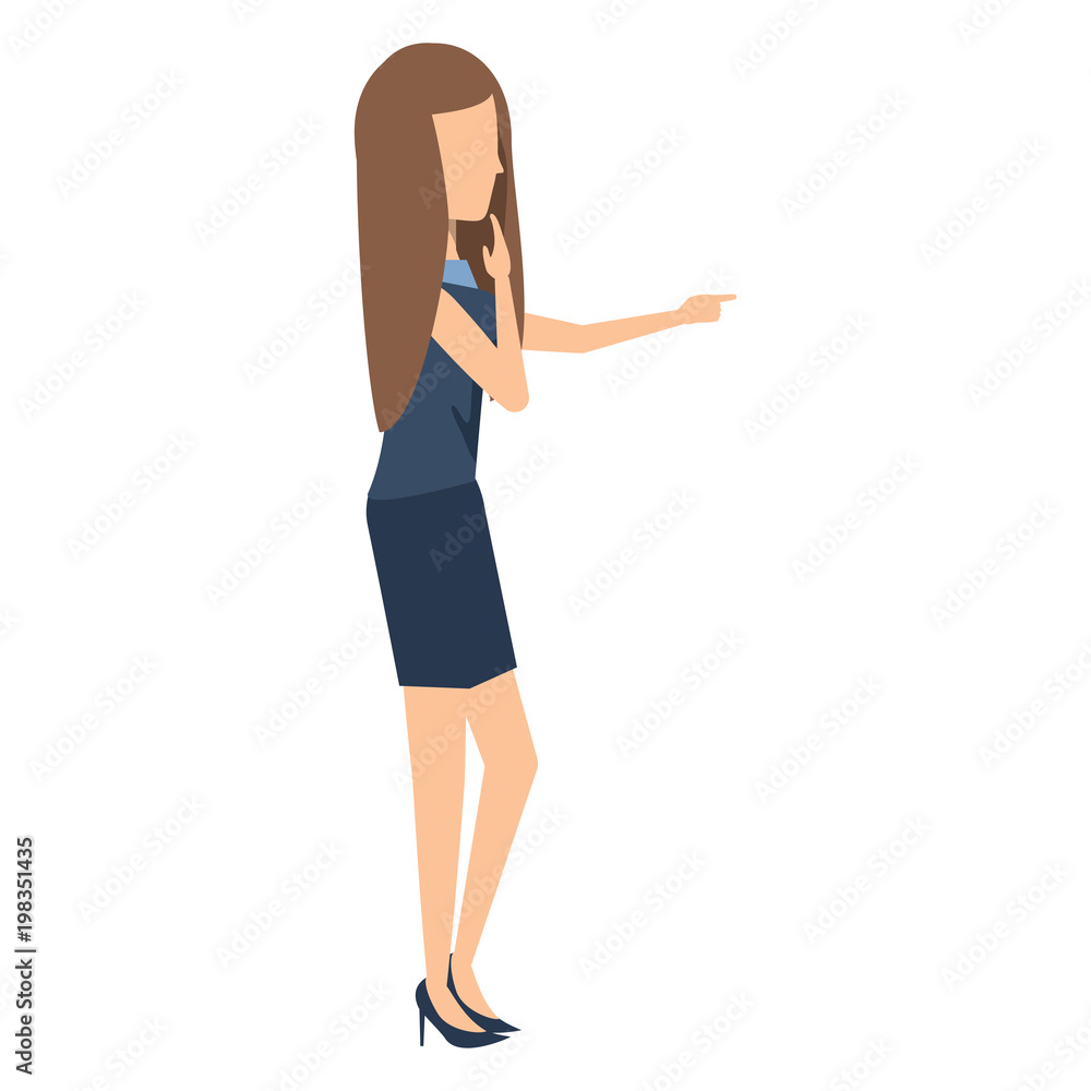 avatar businesswoman icon