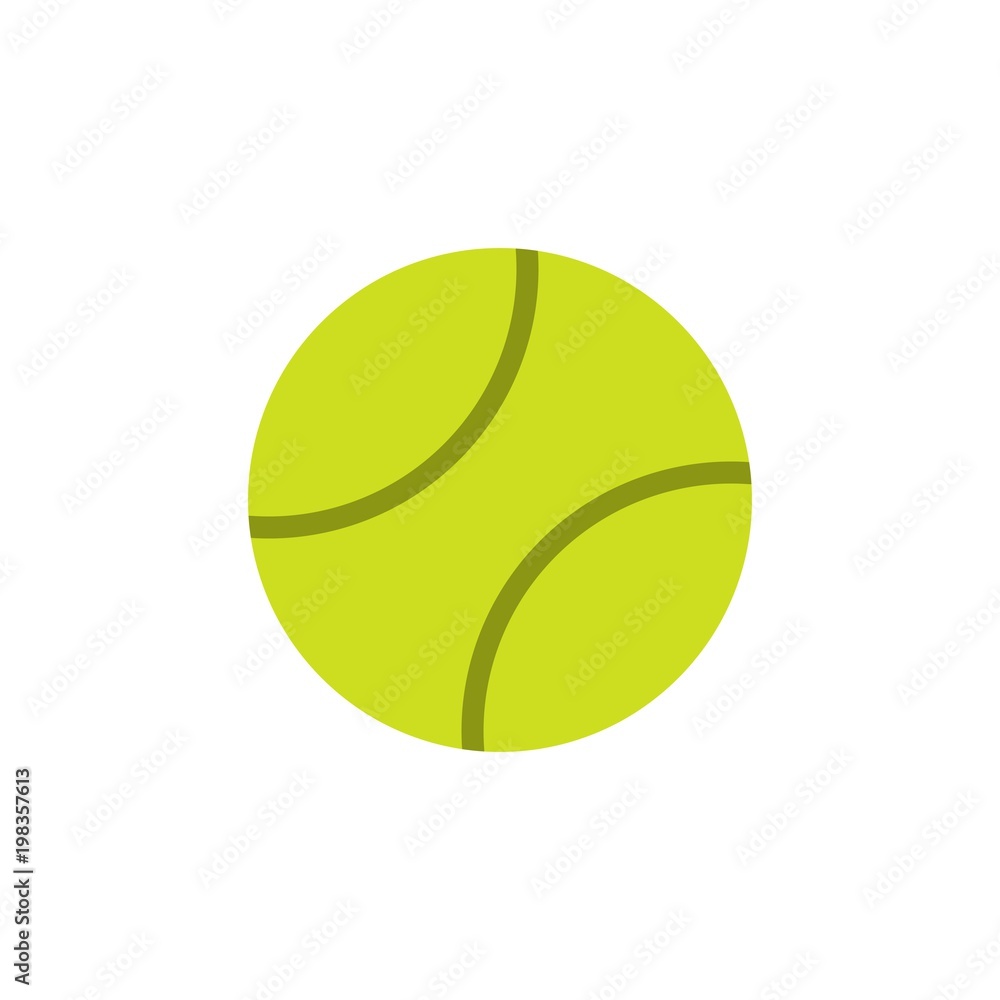 tennis ball flat vector icon. Modern simple isolated sign. Pixel perfect vector illustration for logo, website, mobile app and other designs tennis ball flat vector icon. Modern simple isolated sign. Pixel perfect vector illustration for logo, website, mobile app and other designs