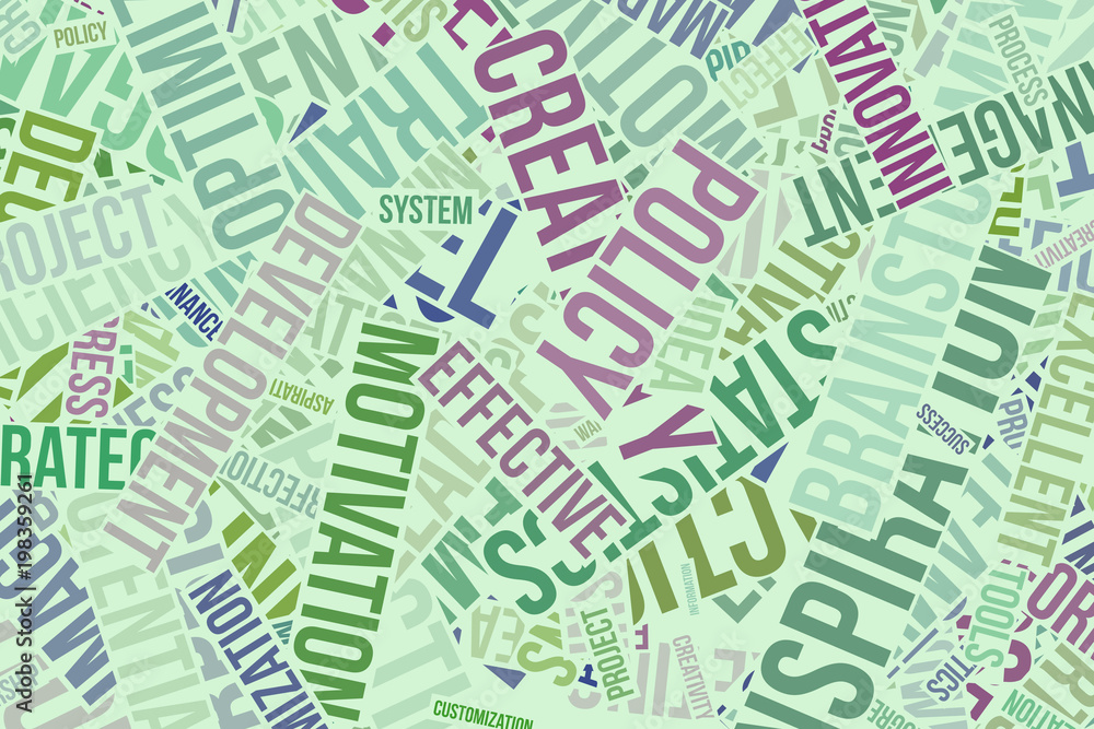 Business word cloud, business
