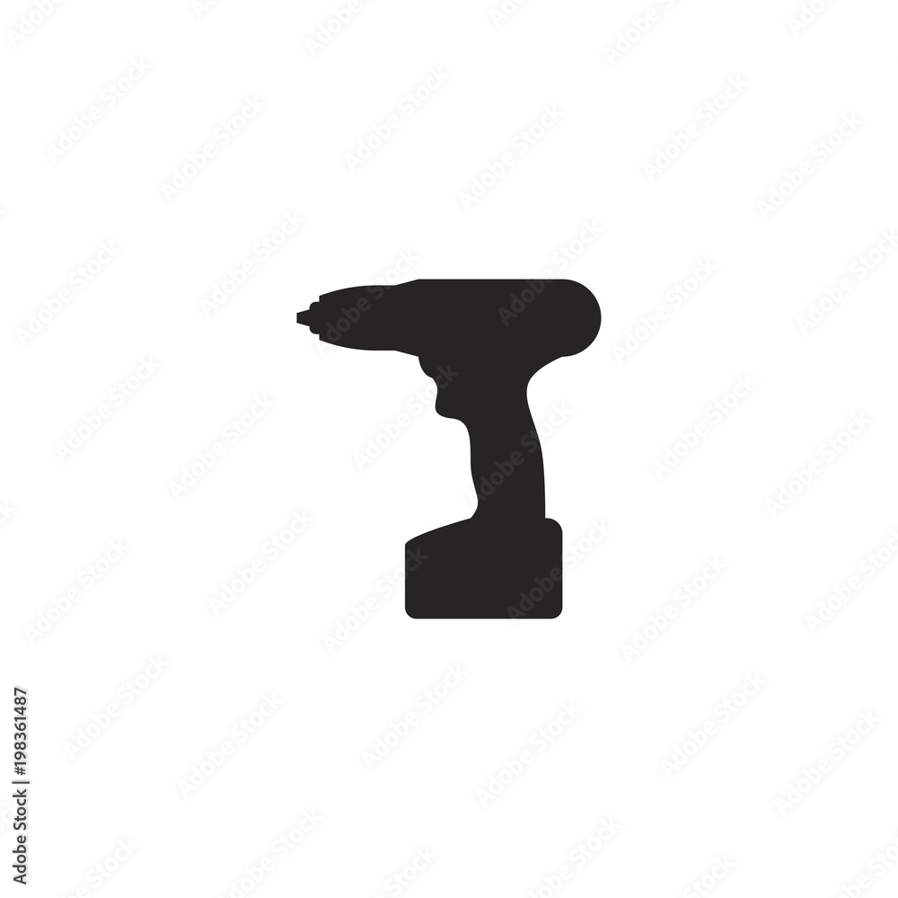 drill icon. sign design drill icon. sign design
