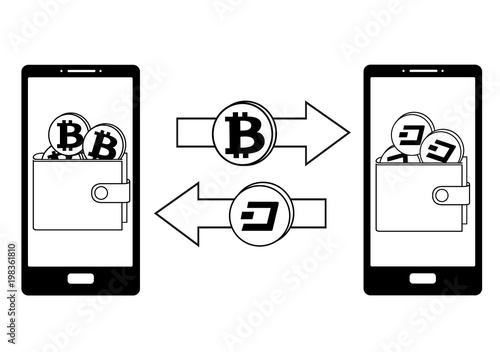 exchange between bitcoin and dash in the phone