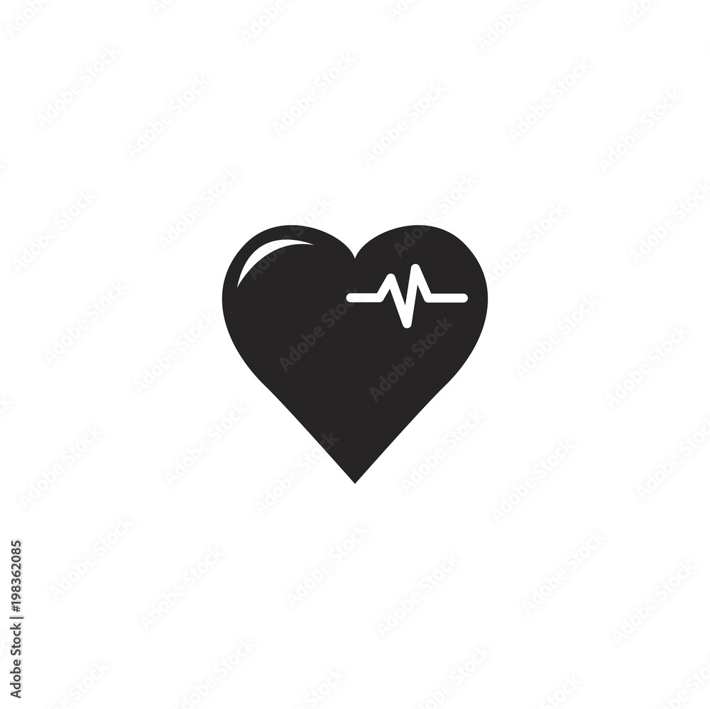 heart icon. sign design