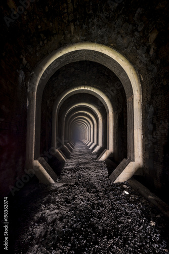 Old Tavannes Tunnel (Tunnel de Tavannes) in the Verdun region photo