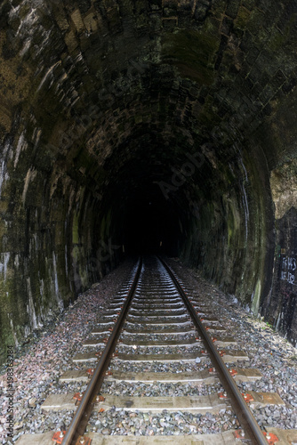 The new railway tunnel de Tavannes constructed in 1936