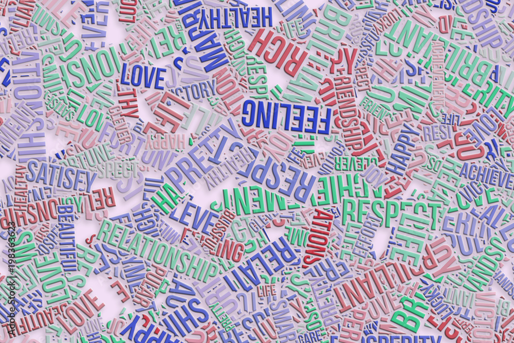 Happy word cloud, business Happy word cloud, business