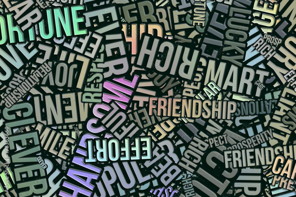 Happy word cloud, business Happy word cloud, business