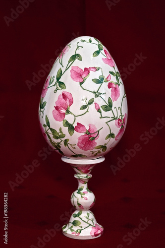 easter egg from clay handmade