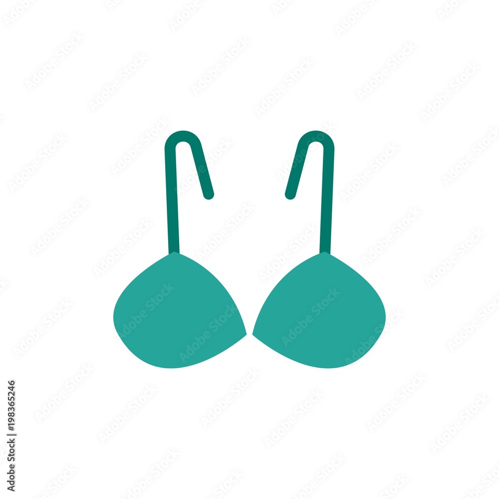 bikini, bra flat vector icon. Modern simple isolated sign. Pixel perfect vector illustration for logo, website, mobile app and other designs bikini, bra flat vector icon. Modern simple isolated sign. Pixel perfect vector illustration for logo, website, mobile app and other designs