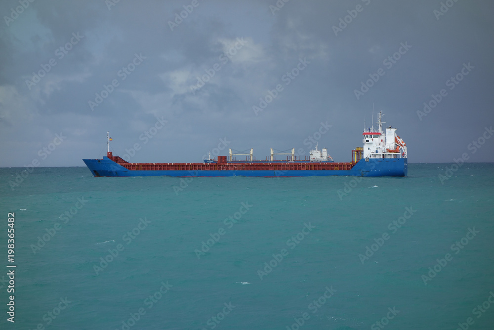 Fototapeta premium cargo ship on the ocean