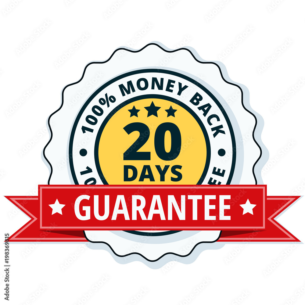 20 Days Money Back illustration 20 Days Money Back illustration