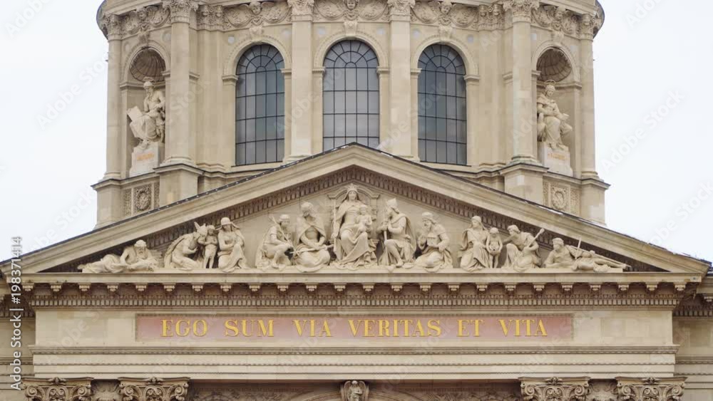 Facade of the Basilica of Saint Istvan Budapest. Facade of the Basilica of Saint Istvan Budapest.