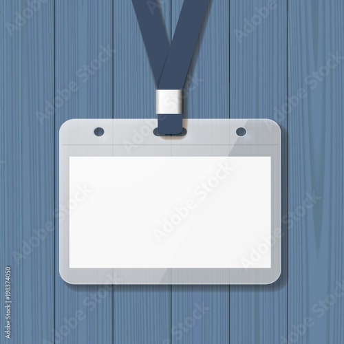 Blank badge mock up