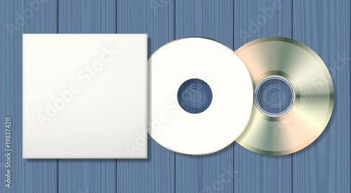 Blank disk and case template