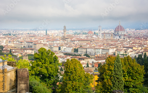 Panoramic view of Florence, Italy, from San Miniato al Monte © andreyspb21