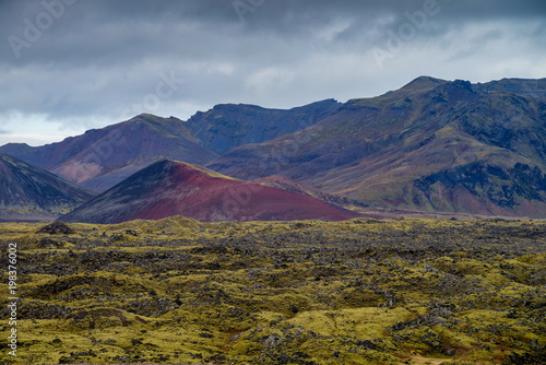 Colourful Icelandic landscape