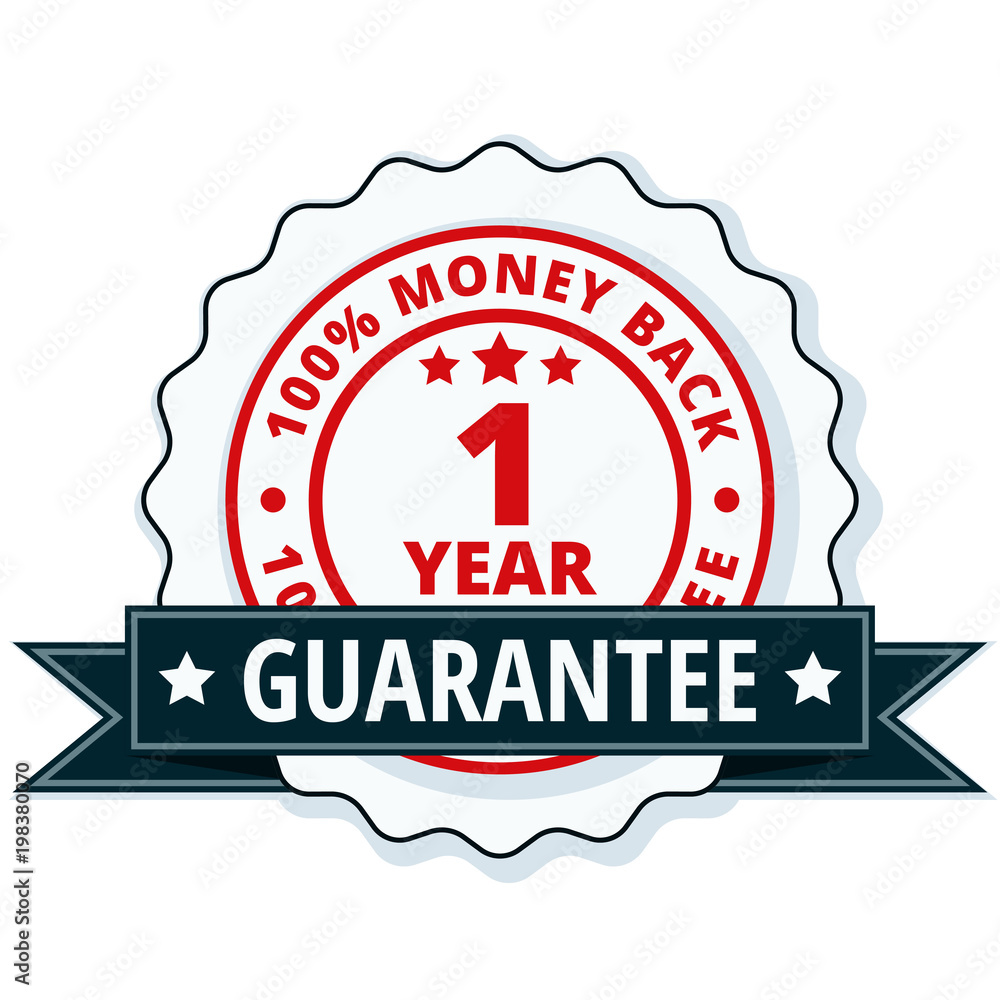 One year money back guarantee One year money back guarantee