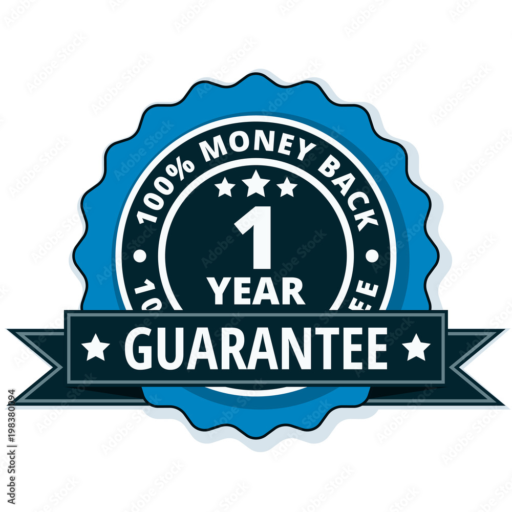 One year money back guarantee One year money back guarantee