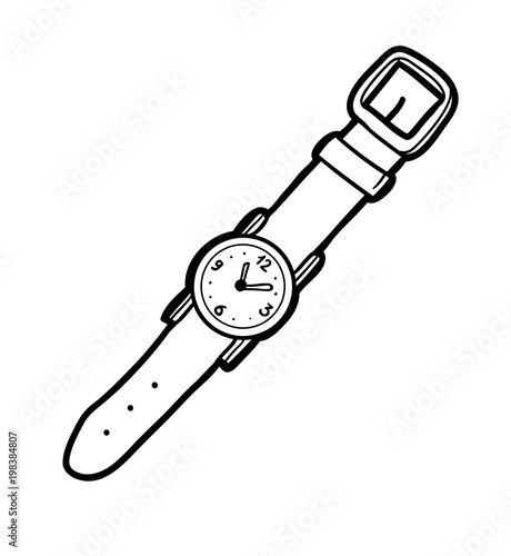 Coloring book, Wrist watch