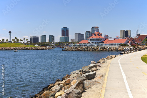 Long Beach marina California.