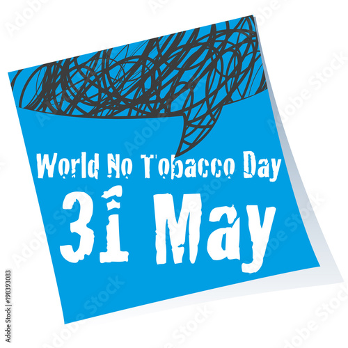 31 May World No Tobacco Day