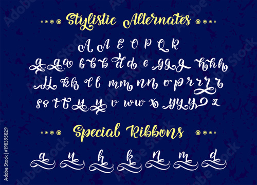 Hand drawn typeface. Brush painted letters. Handwritten script alphabet isolated on white background. Handmade alphabet for your designs logo, posters, invitations, cards, etc.