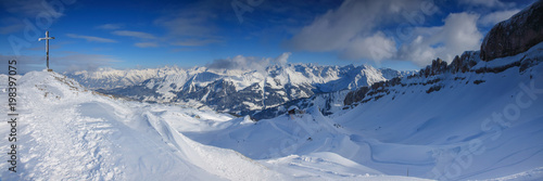 Alpen Panorama vom Hohen Ifen, Kleinwalsertal