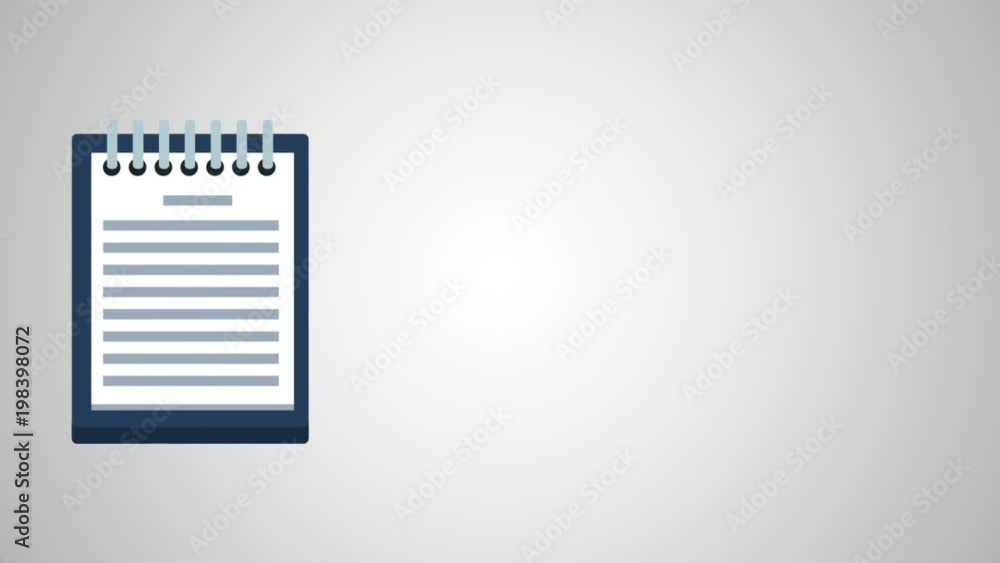 Sheets being tear on document board High definition animation colorful scenes Sheets being tear on document board High definition animation colorful scenes