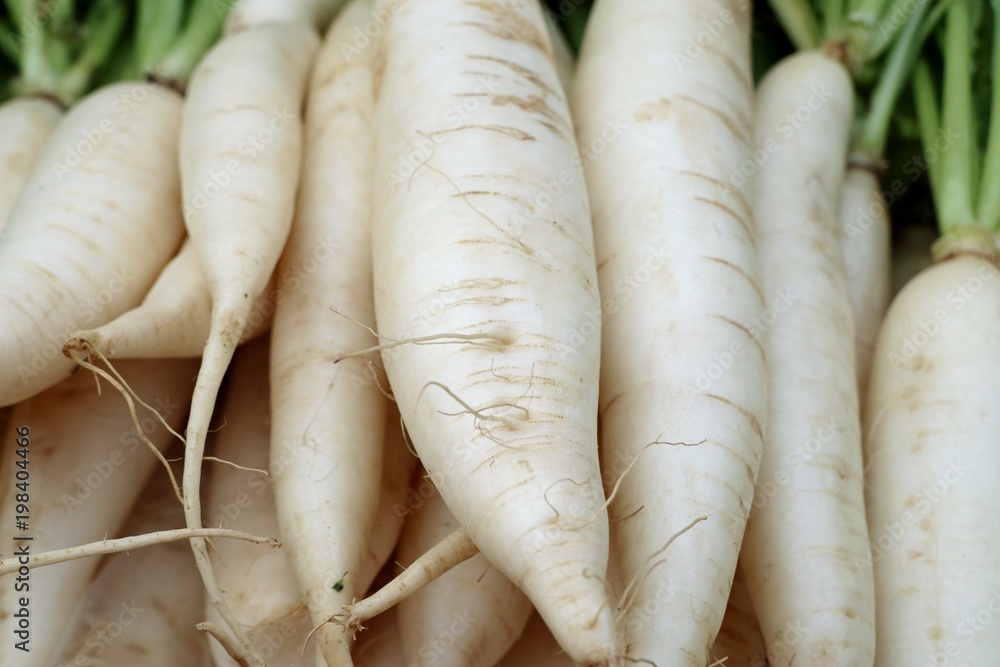 radish at street food