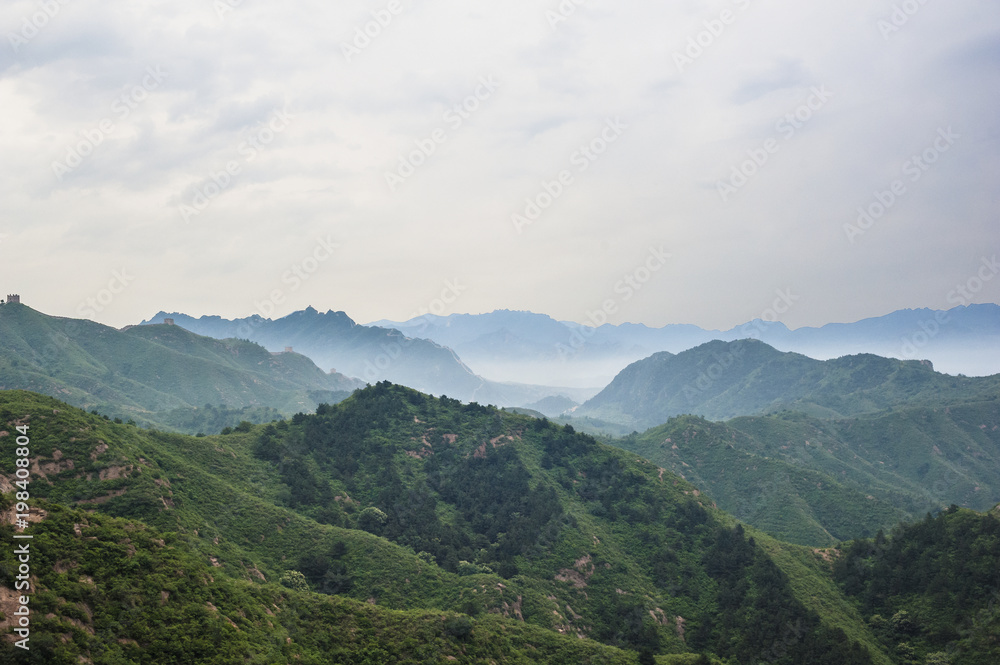 Great Wall in Jinshanling, Hebei of China