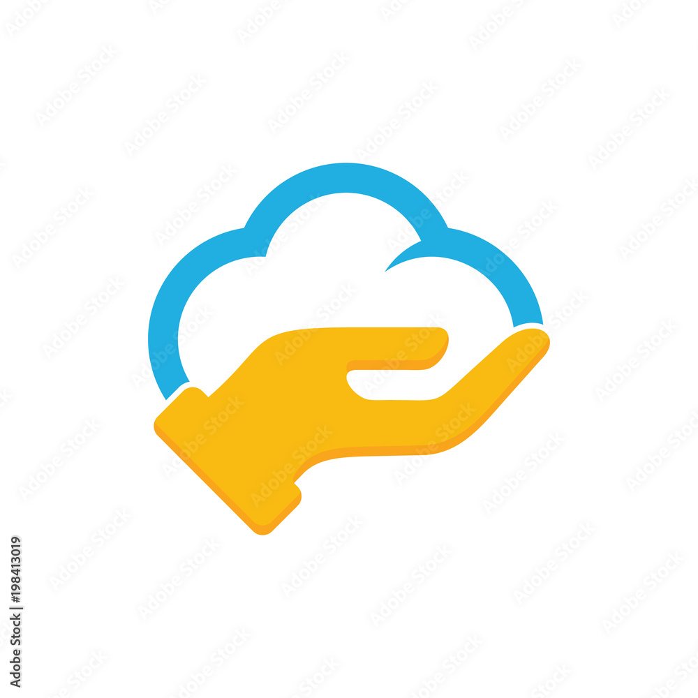 Care Cloud Logo Icon Design