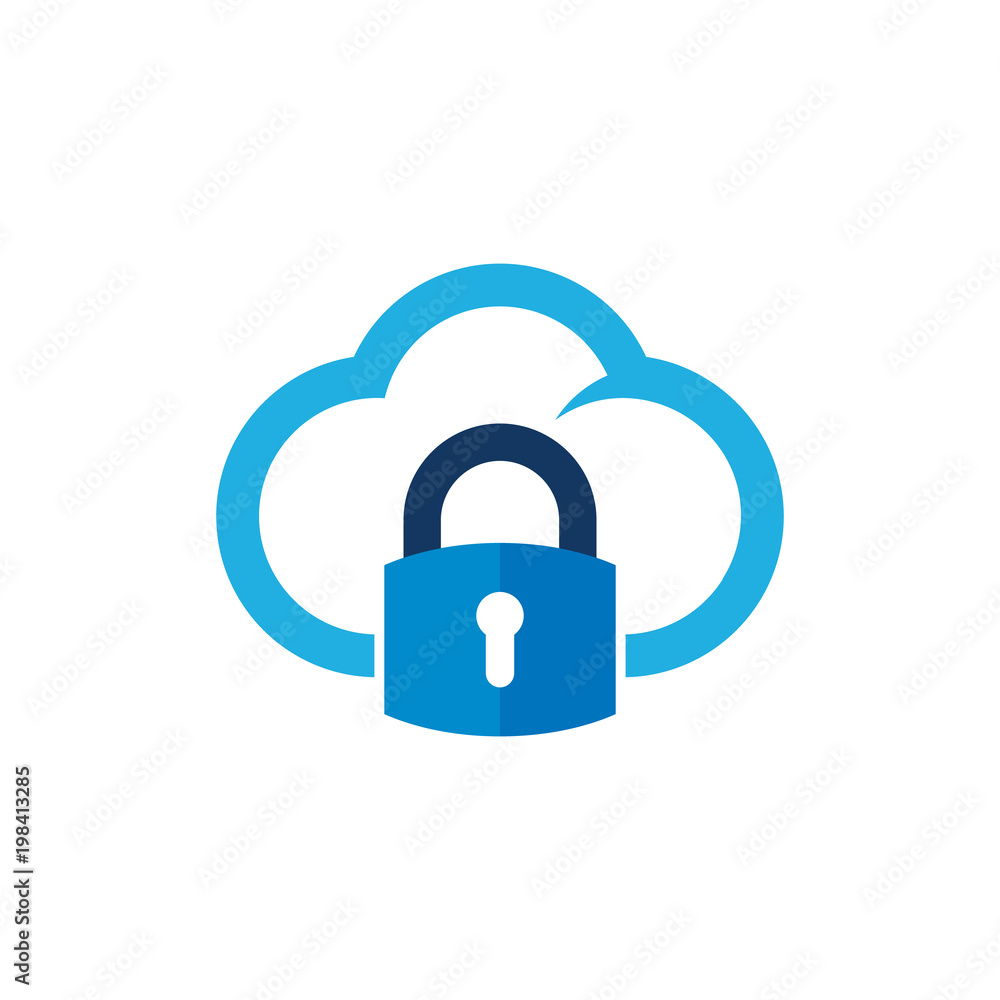 Security Cloud Logo Icon Design Security Cloud Logo Icon Design