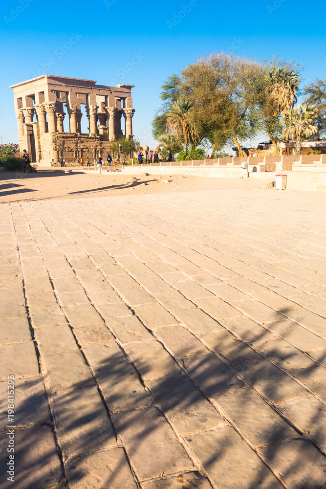 Fototapeta premium Philae temple in aswan on the Nile in Egypt