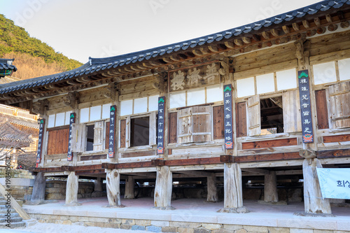 Hwaeomsa Temple, which is the ancient Korean buddhist temple in Jirisan National Park