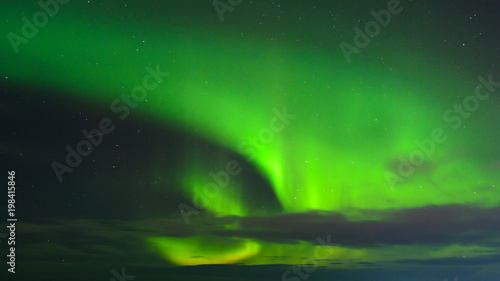 The Northern Lights  the Aurora in the night sky.