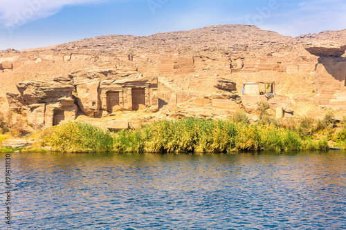 River Nile in Egypt. Life on the River Nile photo