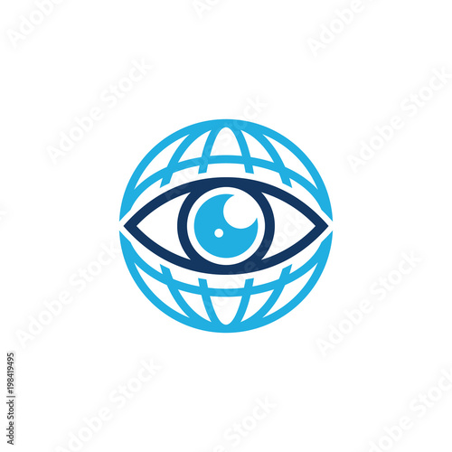 Eye Globe Logo Icon Design