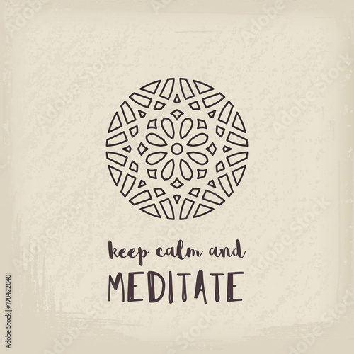 Yoga Studio Vector Poster