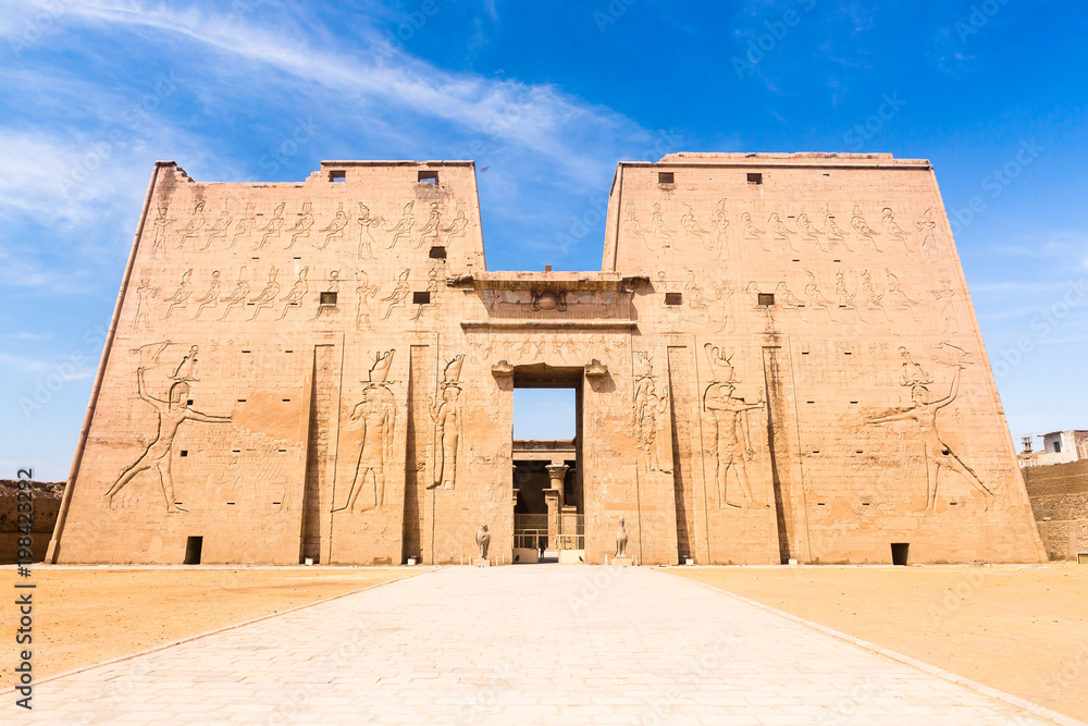 Naklejka premium Świątynia Horusa, Edfu, Egipt