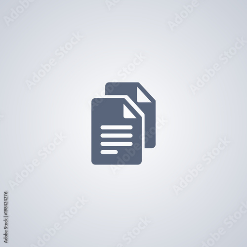 Documents icon, files icon