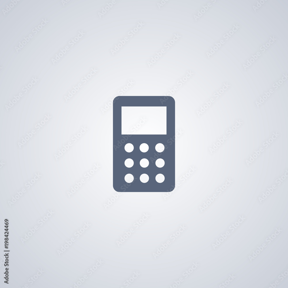 Calculator icon, calculation icon Calculator icon, calculation icon