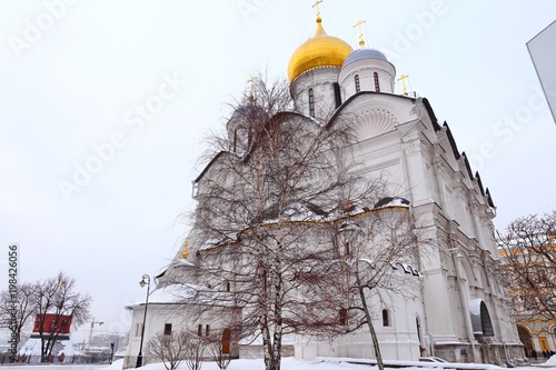 the Archangel Cathedral in the Moscow Kremlin, Russia photo