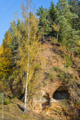 Autumn in  National Nature Park of Gauja, Latvia, Europe