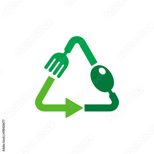 Recycle Food Logo Icon Design Stock Vector Adobe Stock